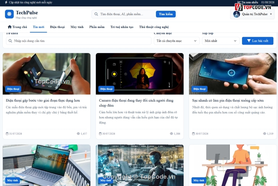 Web tin tức,công nghệ,tin tức công nghệ